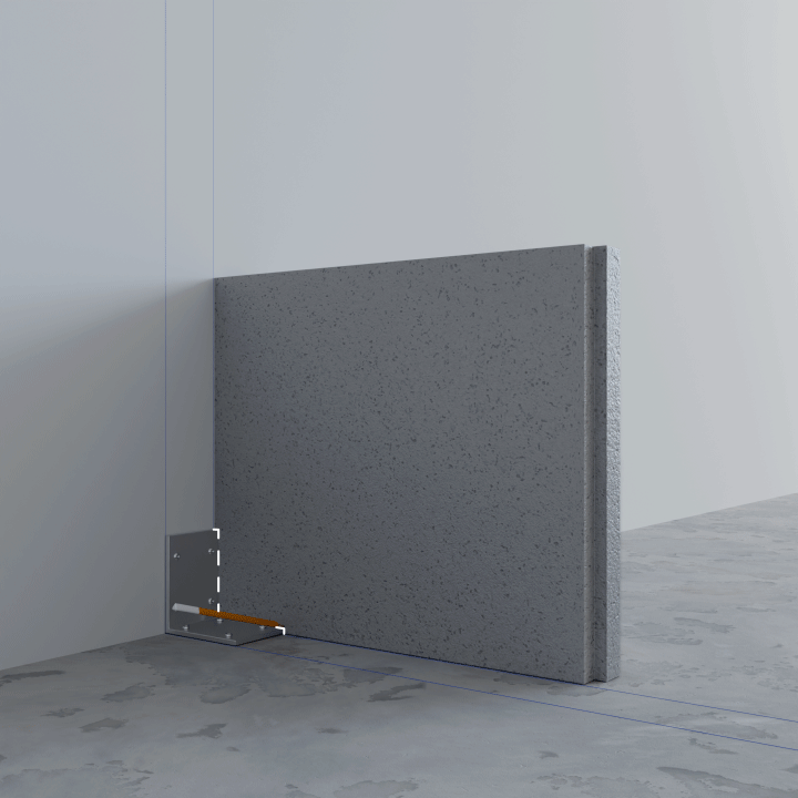 Animation du placement du béton cellulaire