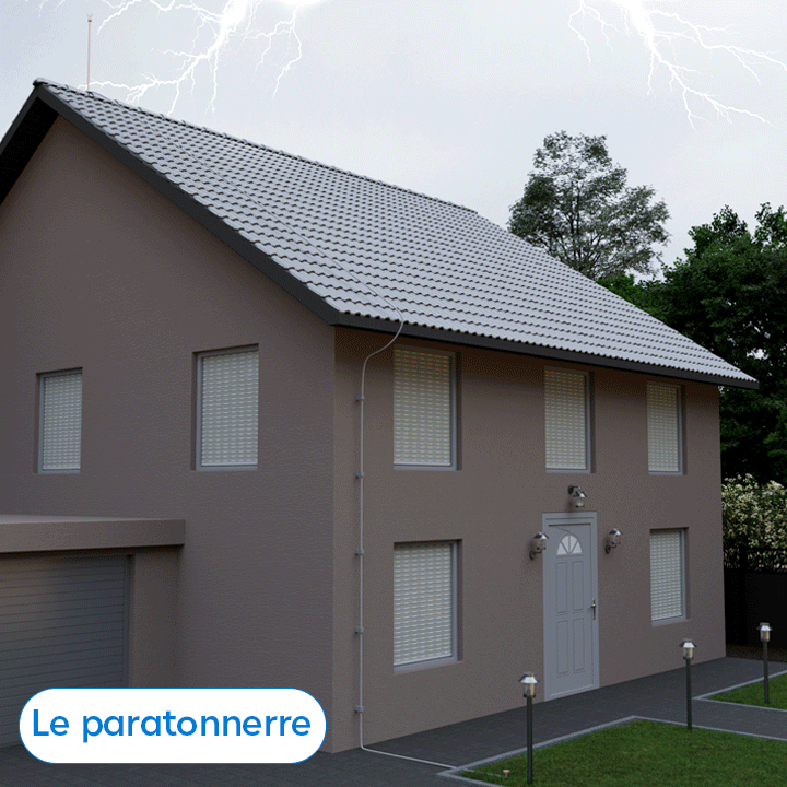 GIF paratonnerre et parafoudre