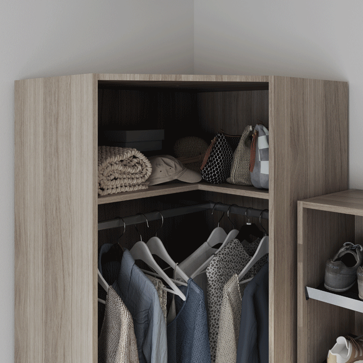 Dressing beigedans un angle