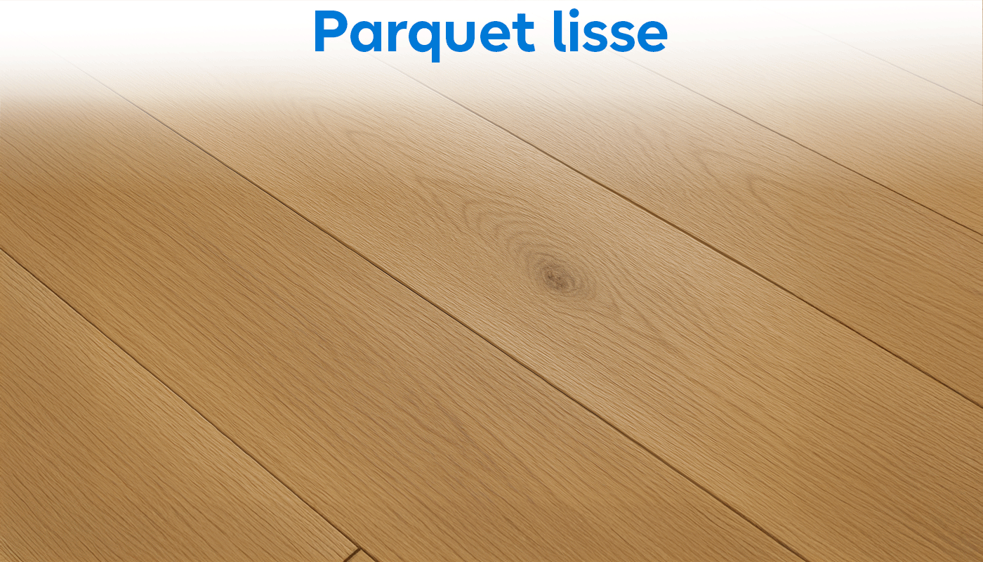Illustration des types d'aspects du parquet