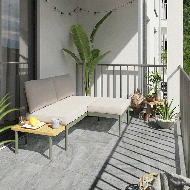 GIF terrasse balcon avec divers motifs et coloris