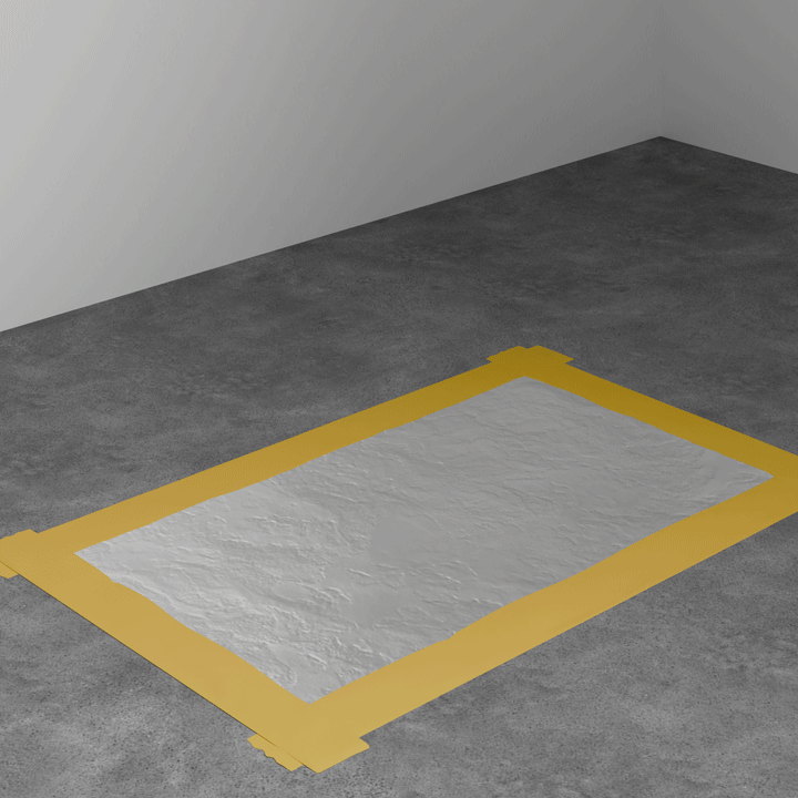 GIF du test d'humidité avec feuille d'aluminium