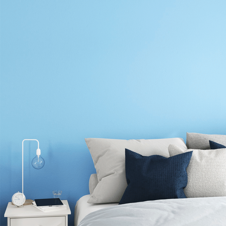 Animation d'un mur de chambre avec différentes couleurs