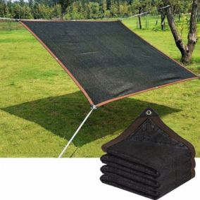(2x2 mètres) Brise-soleil en polyéthylène haute densité pour terrasses de jardin Respirabilité jusqu'à 90-95% de protection UV