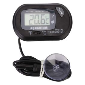 -50-70 Celsius Thermomètre numérique LCD Thermomètre d'eau pour Aquarium Reptile Terrarium Jauge de température pour