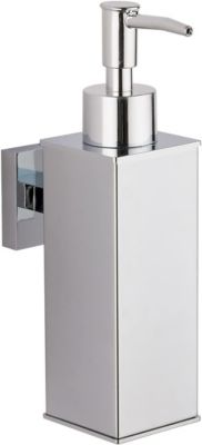 (argent)Distributeur de savon mural en acier inoxydable 304, décoration d'intérieur