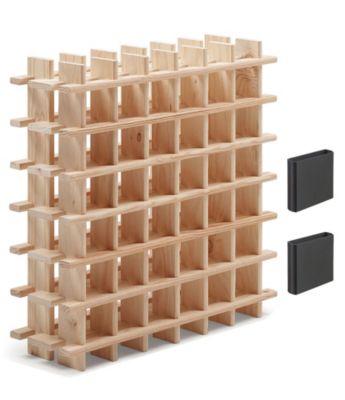  Casier à bouteilles Rioja en pin pour 36 bouteilles 75x75x22&cm