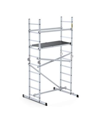 Échafaudage articulé mobile en aluminium DRABEST 1 pièce
