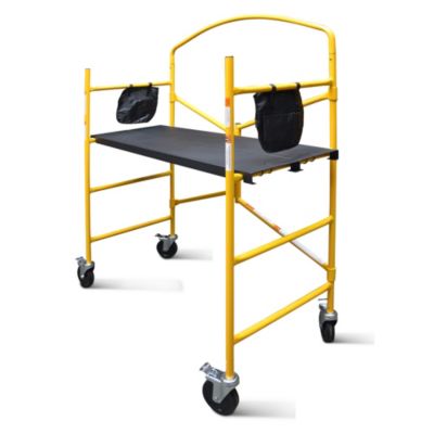 Échafaudage pliant en acier, charge max 225 kg, hauteur max 90 cm