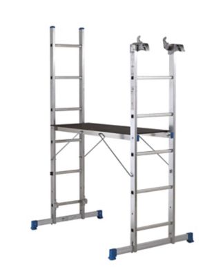 Echelle D Escalier Multiposition A Plateforme Mac Allister Castorama