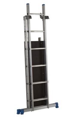 echelle d escalier multiposition a plateforme mac allister castorama