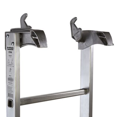 echelle d escalier multiposition a plateforme mac allister castorama