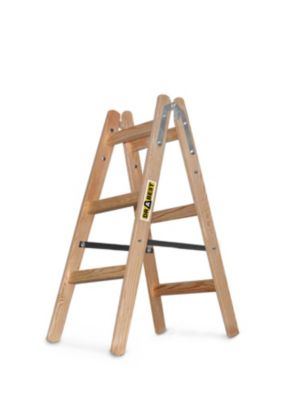 Échelle de peintre en bois, DRABEST, 3 marches, 2x3, 1 pièce.