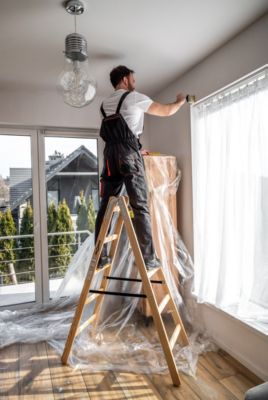 Échelle de peinture en bois 2x5 DRABEST 5 marches, 1 pièce.