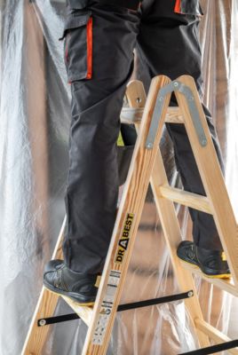 Échelle de peinture en bois 2x5 DRABEST 5 marches, 1 pièce.