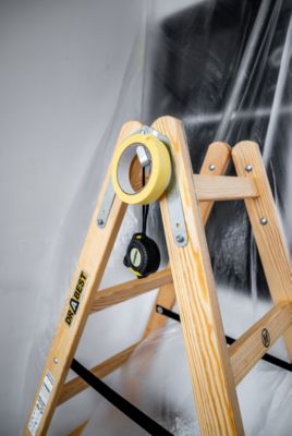 Échelle de peinture en bois 2x5 DRABEST 5 marches, 1 pièce.