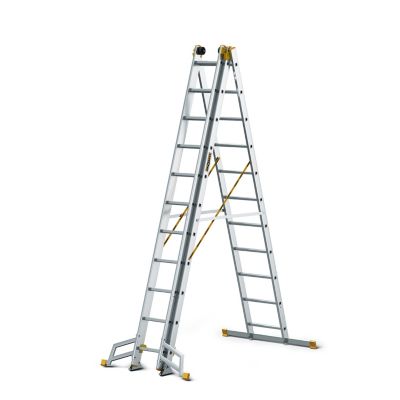 Échelle Tabouret 3 échelons FACAL – Pliante En Acier, Capacité 150 Kg, Hauteur 60 Cm