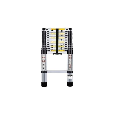 Échelle Télescopique BM TOOLS  3,8M en acier inoxydable, Charge 150kg Pliable Extensible Unique Droite Multi-fonction, Bricolage