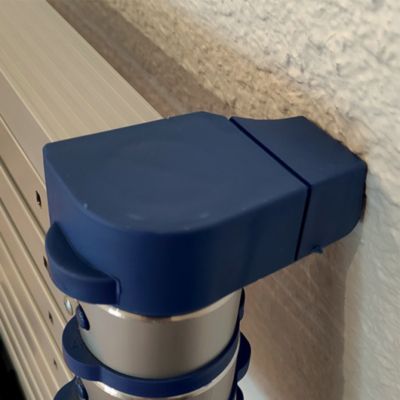 Échelle télescopique X-TENSO 2 en aluminium, L.2,90 m, 10 échelons, repliée 0,76 m.