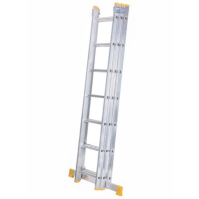 échelle Transformable En Aluminium 3 Plans 150 Kg 7 Marches
