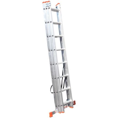 échelle Transformable En Aluminium 3 Plans 150 Kg 8 Marches