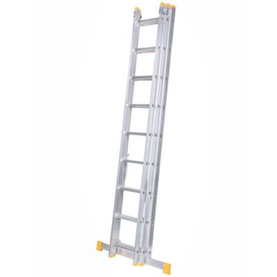 échelle Transformable En Aluminium 3 Plans 150 Kg 9 Marches