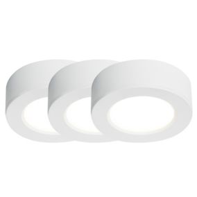 Éclairage sous meuble KITCHENIO 3-Kit Matière plastique Blanc, H.2.1 - IP20 - LED Module /Nordlux Intérieur