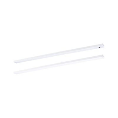 Éclairage sous-meubles LED Inline Kit de démarrage 3000K gradable 2x6W 550x26 mm 2x500lm 230/24V Blanc dépoli