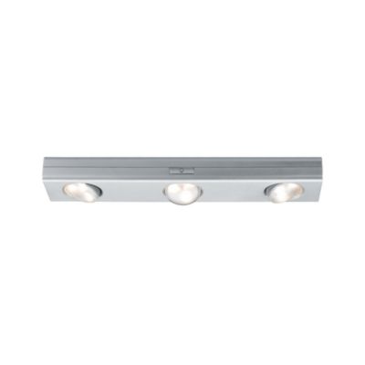 Éclairage sous-meubles LED Pile Jiggle interrupteur inclus 300x60 mm 3x22lm 3000K gradable Chrome mat