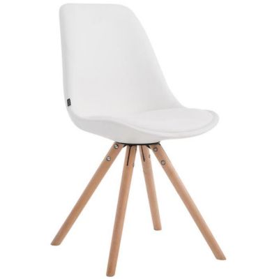 -CLP-Chaise visiteur LAVAL similicuir pieds ronds-Array