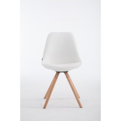 -CLP-Chaise visiteur LAVAL similicuir pieds ronds-Array