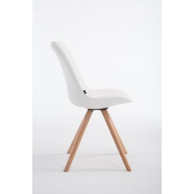 -CLP-Chaise visiteur LAVAL similicuir pieds ronds-Array