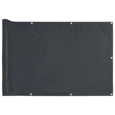 Écran d'intimité de balcon anthracite 500x120 cm PVC vidaXL