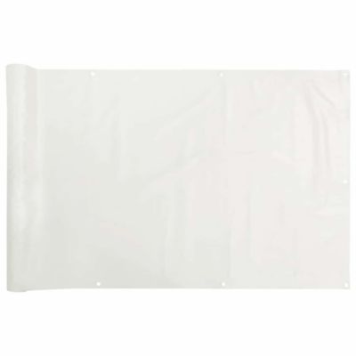 Écran d'intimité de balcon blanc 700x120 cm PVC vidaXL