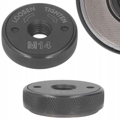 Écrou de Serrage Rapide SDS-Click M14 - Montage Sans Outil, Pour Meuleuse 115-230 mm, Épaisseur 13 mm