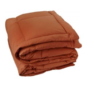 Édredon  - Effet duvet (140x160 cm - Terracotta)