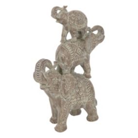 Éléphant déco Abou résine H 315cm - Atmosphera