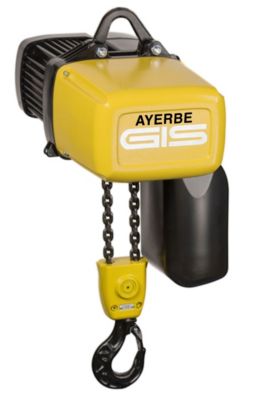 Élévateur GP 1000/2NF charge 2500 kg 400 V 2,3 kW 2 chaînes