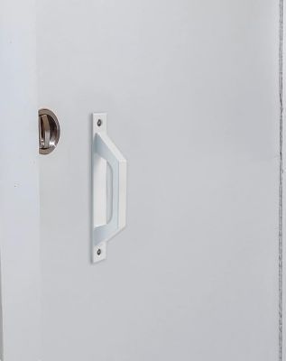 (Noir)Poignée droite en aluminium en noir pour portes coulissantes ou portes battantes de passage Poignée droite fonctionnelle