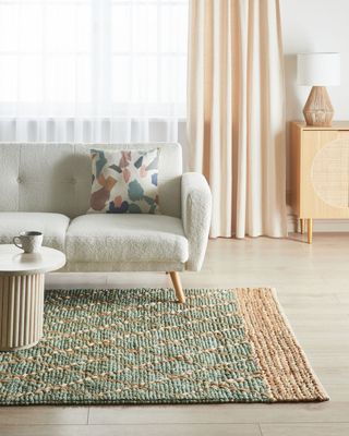À poil court boho en tissu beige TELLIKAYA