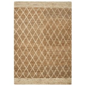 À poil court boho en tissu beige ZORAVA