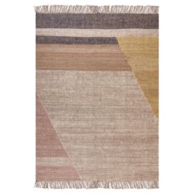 À poil court boho en tissu marron SAMLAR