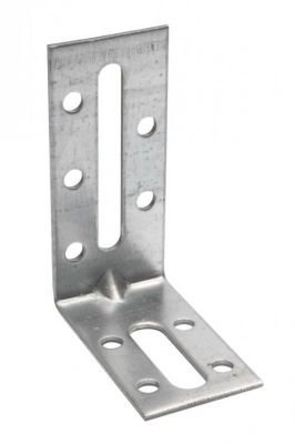 Équerre de fixation avec renfort EFIXR853A A80xB55xC30 ép.2,5 mm.