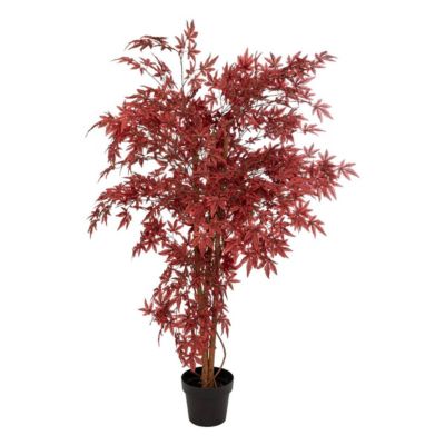 Érable artificiel d'automne James pot noir H150cm - Atmosphera