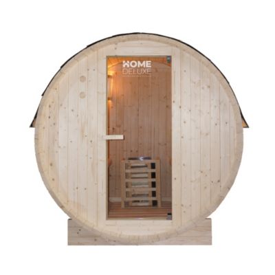 - Sauna extérieur à tonneau LAHTI M - 195 x 120 cm pour 2 personnes