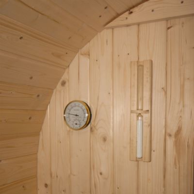 - Sauna extérieur à tonneau LAHTI M - 195 x 120 cm pour 2 personnes