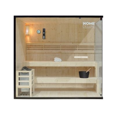 - Sauna traditionnel SHADOW XL - 200 x 150 cm pour 5 personnes