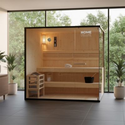 - Sauna traditionnel SHADOW XL - 200 x 150 cm pour 5 personnes