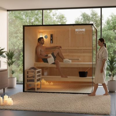 - Sauna traditionnel SHADOW XL - 200 x 150 cm pour 5 personnes