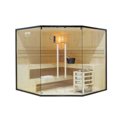 - Sauna traditionnel SHADOW XL BIG - 200 x 200 cm pour 6 personnes
